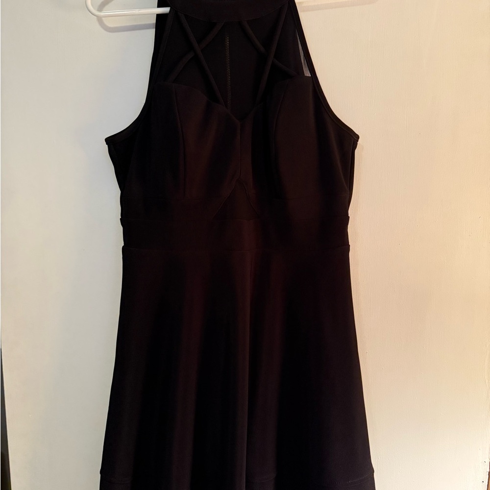 Windsor Black Midi Dress